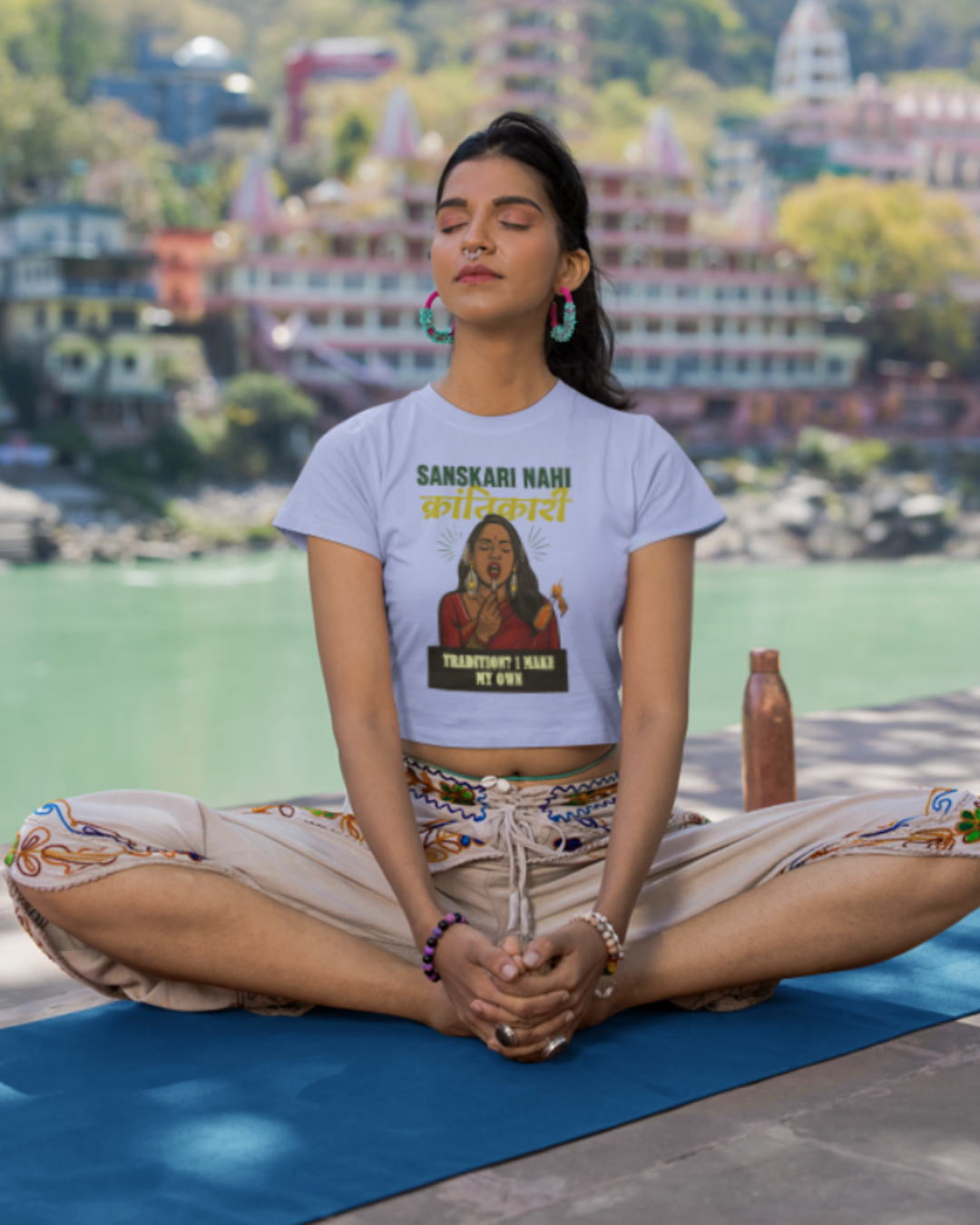RebelRoots – Lavender Crop Top