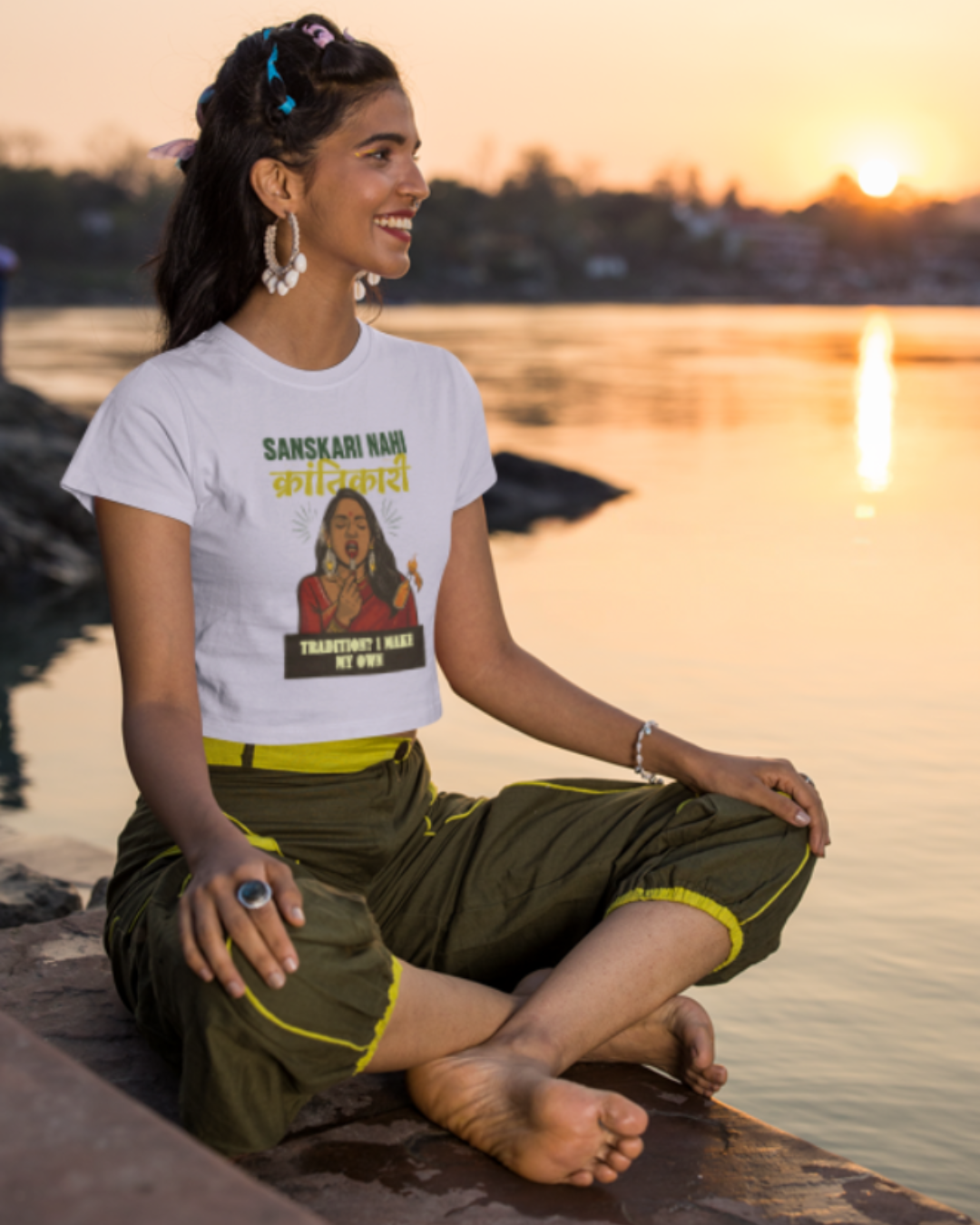 RebelRoots – Lavender Crop Top