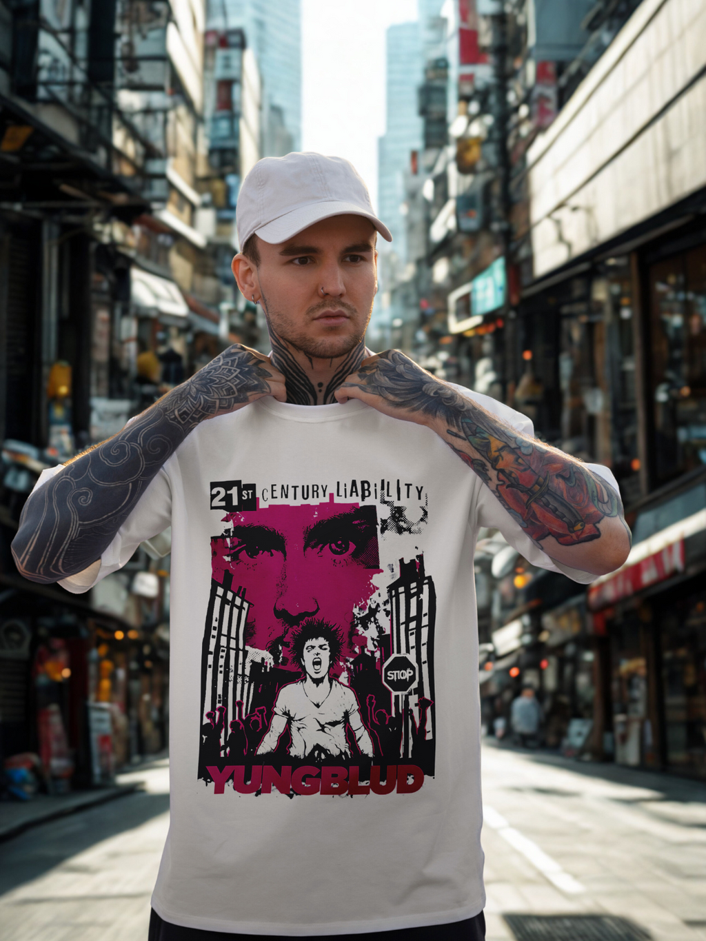 YUNGBLUD “21st Century Liability” Tee – Rebel Anthem Edition