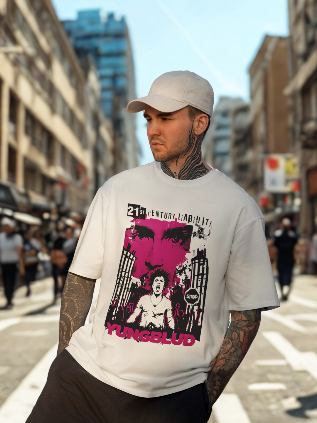 YUNGBLUD “21st Century Liability” Tee – Rebel Anthem Edition