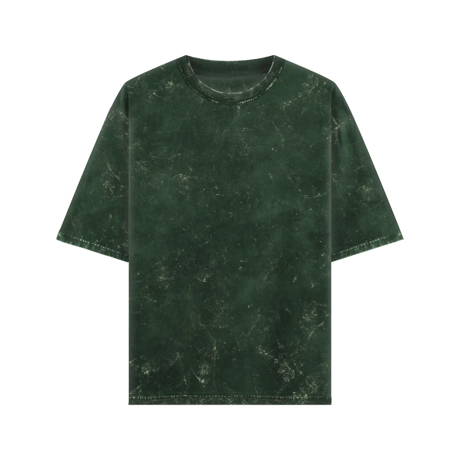 Mandala Drift – Acid-Washed Oversized Tee (Back Print)